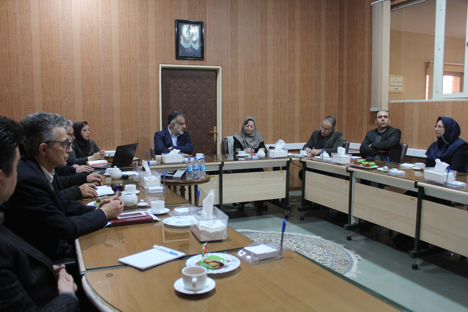 نشست مشترک ریاست موسسه با مدیرکل دفتر امور فناوری سازمان - 2