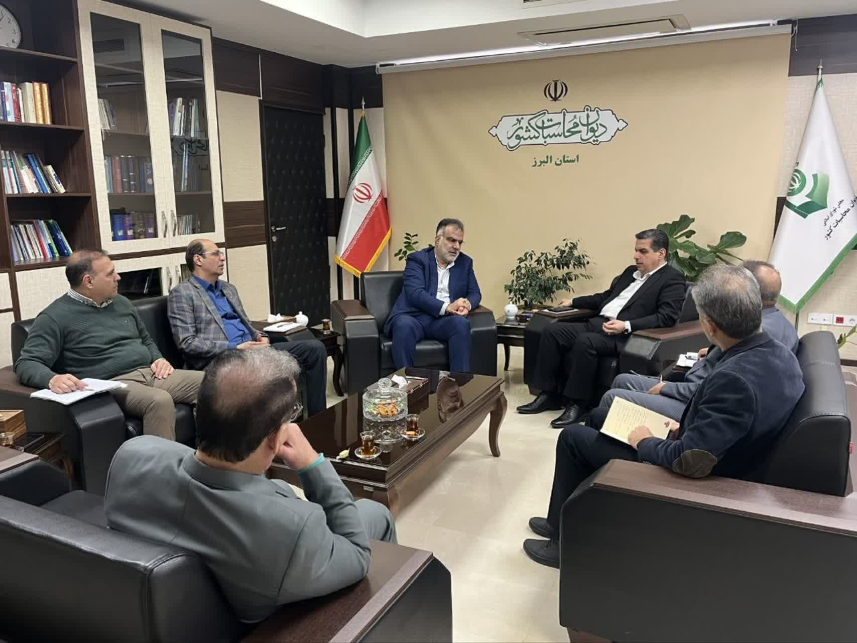 برگزاری جلسه مشترک موسسه تحقیقات فنی و مهندسی کشاورزی و دیوان محاسبات استان البرز